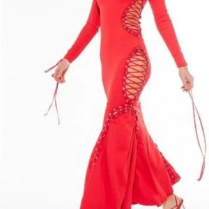Akira Red maxi dress